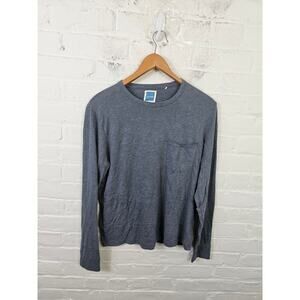 Jason Scott Women's Crew Neck Pullover Sweater Long Sleeve Gray Size Small